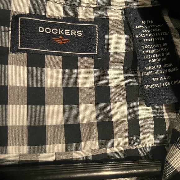Dockers Button Down Casual Dress Shirt - Picture 4 of 4